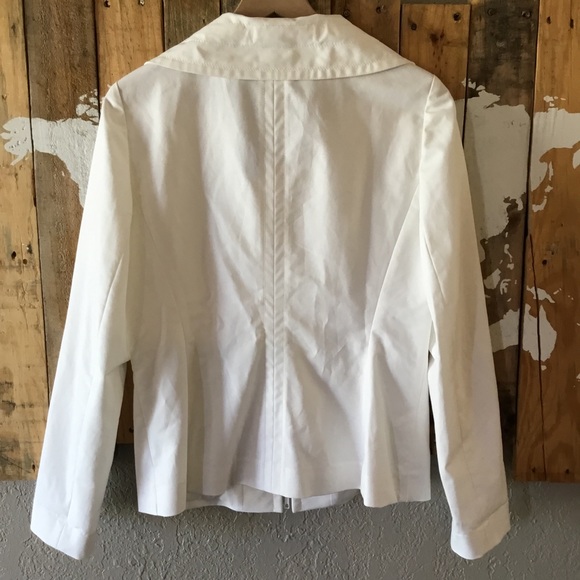 Lafayette 148 New York white Tamika Jacket - Picture 5 of 8